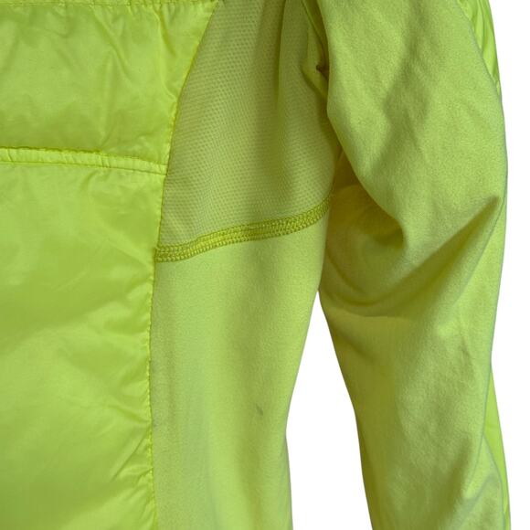 Lululemon Size 8 What The Fluff Pullover Jacket Clarity Yellow Neon Down Puffer - Picture 16 of 16